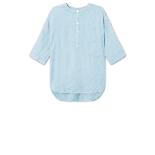by basics OWN skjortebluse - lyseblå