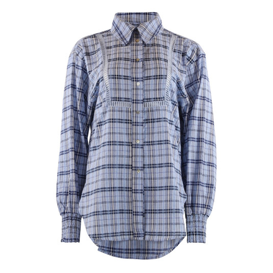 Continue Tilde check skjorte - Blue Check